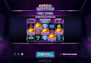 Disco Diamonds Play'n GO gratis Spielautomat