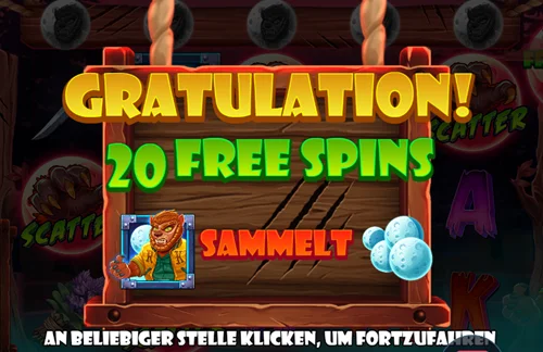 Fangtastic Freespins Freispiele