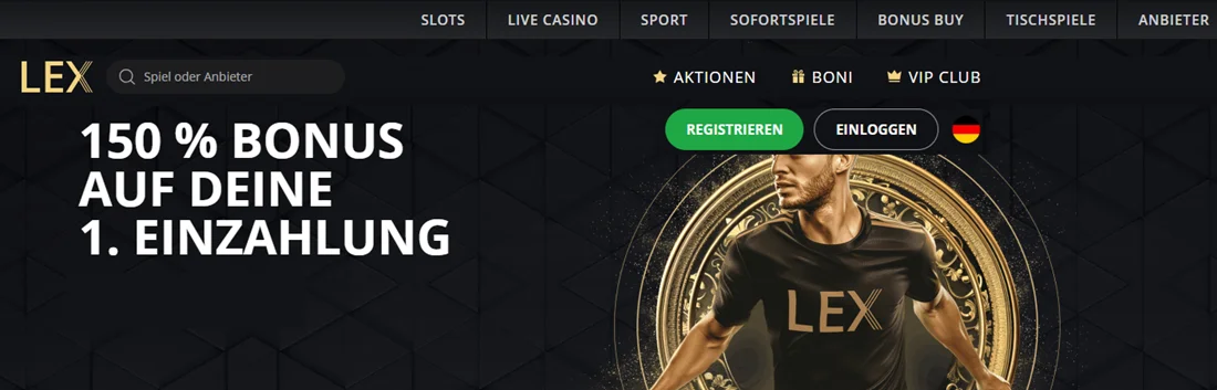 Lex Casino Willkommensbonus