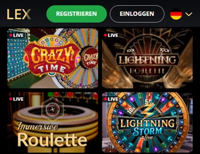 Lex Live Spiele