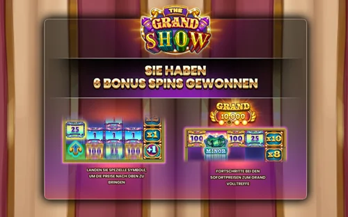 The Grand Show Freispiele