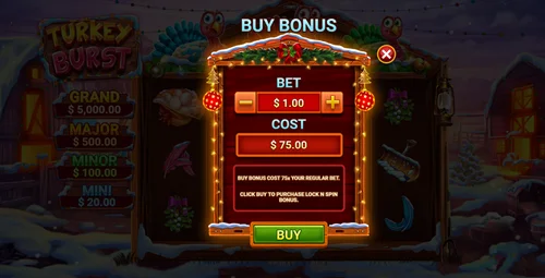 Turkey Burst Bonus