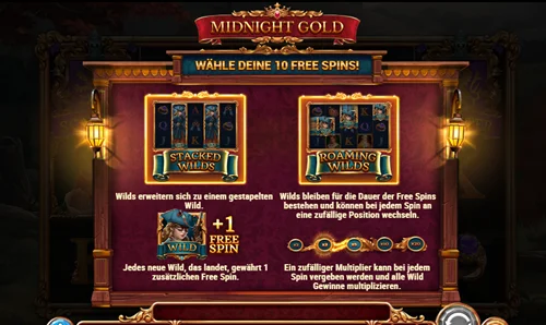 Midnight Gold Freispiele