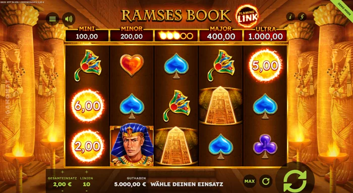 Ramses Book Flaming Link