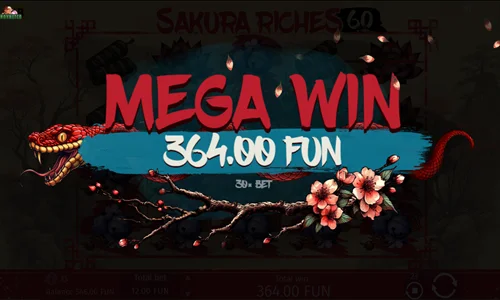 Sakura Riches 60 Freispiele