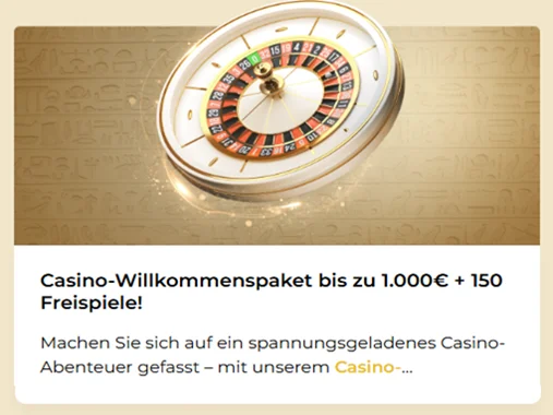 WinMega Willkommen Bonus